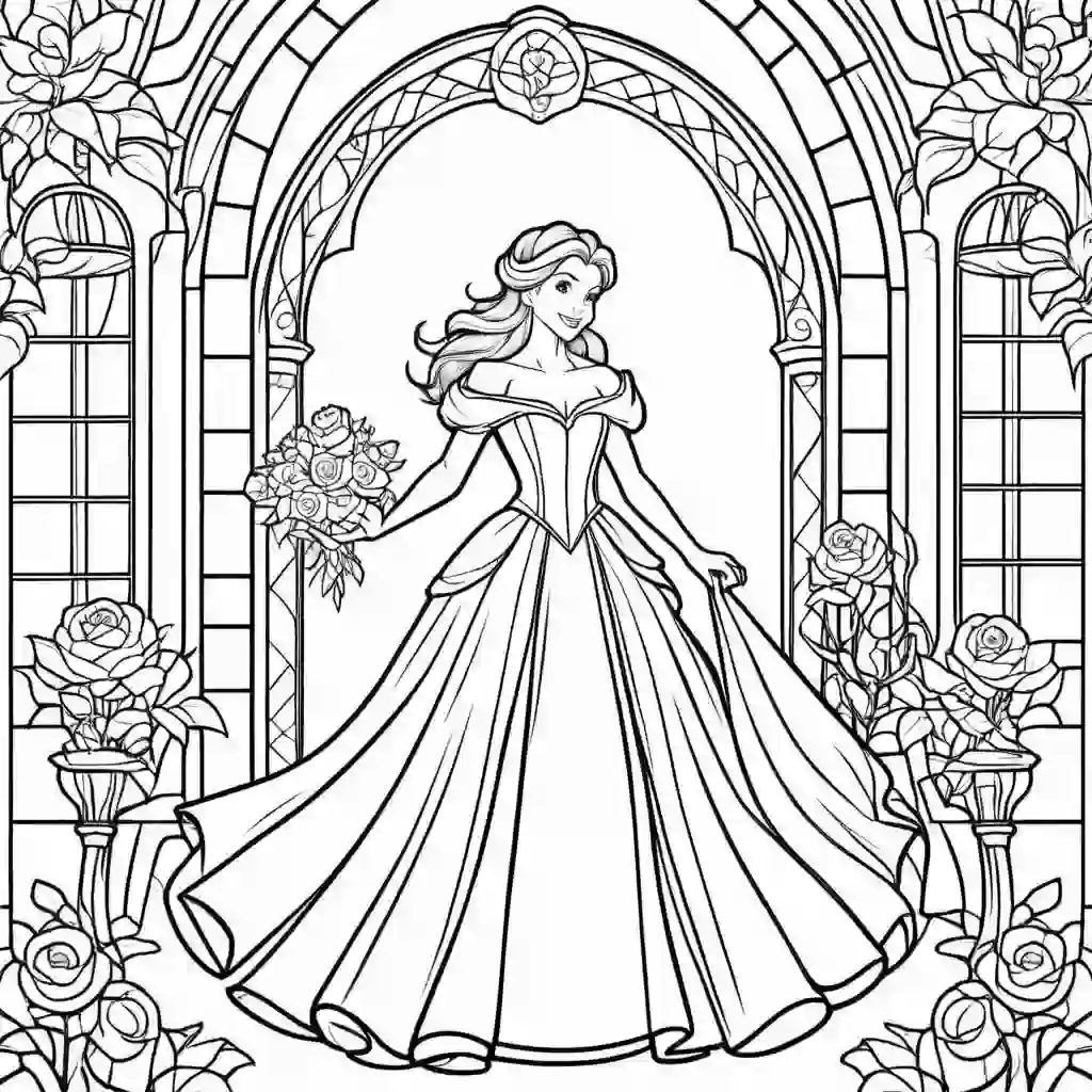 Beauty and The Beast coloring pages